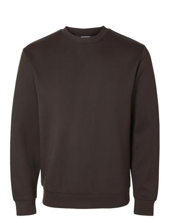 Slhemanuel Soft Crew Neck Sweat Noos Selected Homme Brown