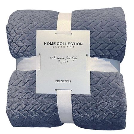 Hvetefløyel Lite Teppe, Redematte, Varmt Teppe, Korallfløyel Teppe, Fortykket Teppe Grå