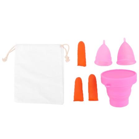 Silikone Menstruation Cup Feminin Lady Kvinder Hygiejne Menstruation Silikone Cup