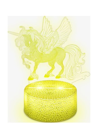 Powerpal Nightpal Unicorn - Multi/patterned - H16.2CM