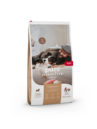 Mera Petfood - Pure Sensitive Puppy kalkun og ris 4 kg - Hund - Hundefôr & hundemat - Tørrfôr for hund - ZOO.no