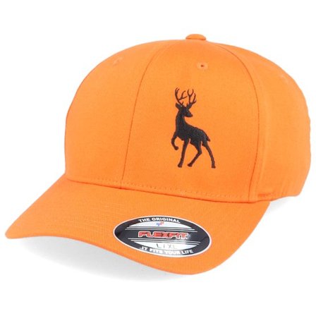 Hunter - Orange flexfit Keps - Red Deer Orange Flexfit @ Hatstore