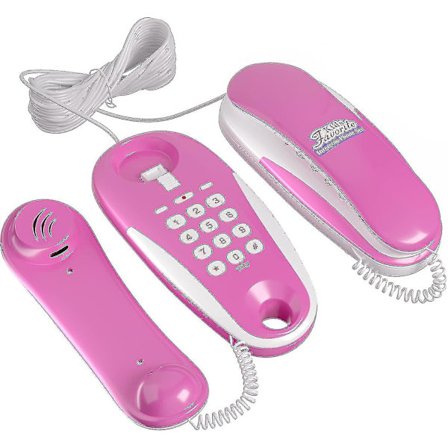 Barnelek Telefon, Intercom Leke med Ekte Ringelyder, Late Som Telefon, 7 Meter Ultra-lang Telefonledning for Barn å Snakke og Lære, Småbarn D