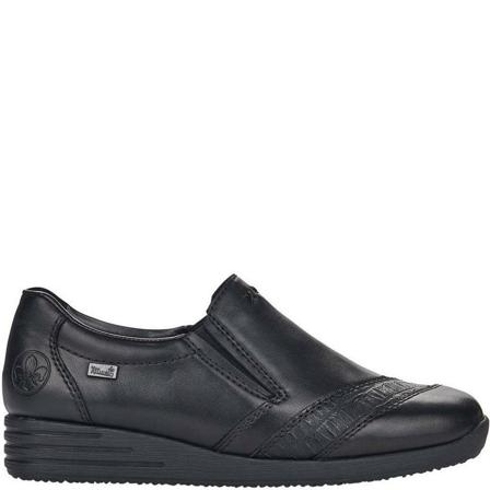 Rieker, Loafers Czarny, Kobieta, Rozmiar: 37 EU