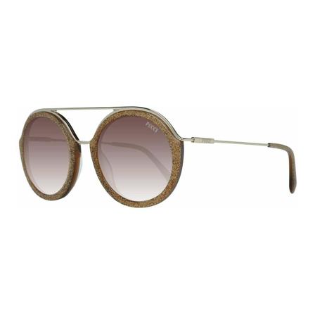 Emilio Pucci SunBril , Bruin , Dames , Maat: ONE Size Zonnebrillen