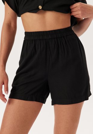 Pieces Pcpia Mw Shorts Black Vaatteet