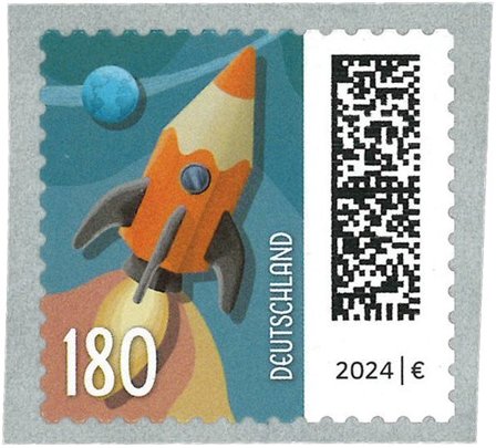 Tyskland - Raketpost - Postfrisk selvklæbende frimærke