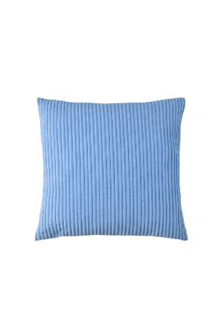 Åhléns Home Ribbad kudde SOFTA 45x45 cm Kuddar Blå ONESIZE