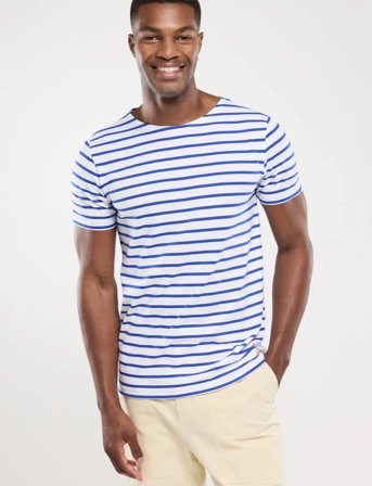 Armor Lux Breton Striped Shirt Héritage - Blue - S