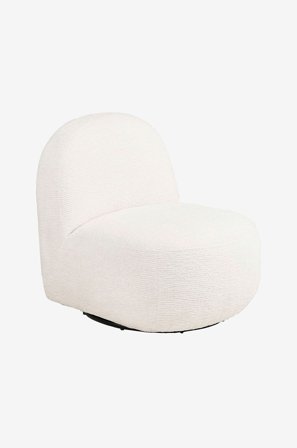 House Nordic - Lounge Chair, Milo - Hvit - Lenestoler - Fra Homeroom