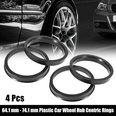 4 stk. Bilnav Hubcentriske Ringe Hjul Bore Centerafstand 64.1-60.1 65.1-63.4 72.6-63.4 74.1-64.1 74.1-66.1 74.1-67.1mm
