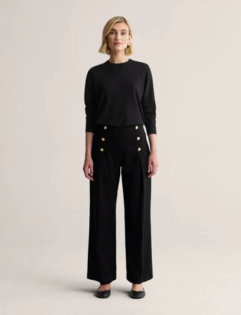 Newhouse Penelope Trousers - Black - 36 78 cm