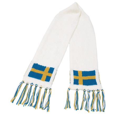 Sverige Halsduk Vit