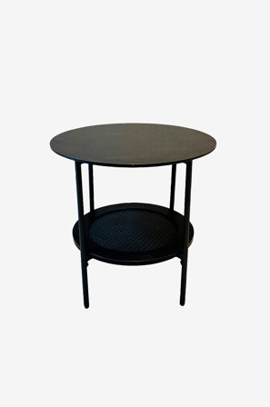 Håum - Side Table Ø50 Cm Brooklyn - Svart - Avlastningsbord & sidobord - Från Homeroom