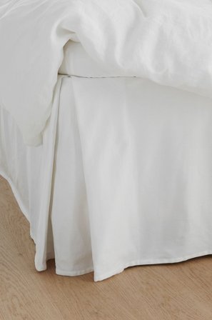 &Home - Sängkappa Heaven, höjd 52 cm - Vit - Sängkappor - 160X200 - Från Homeroom