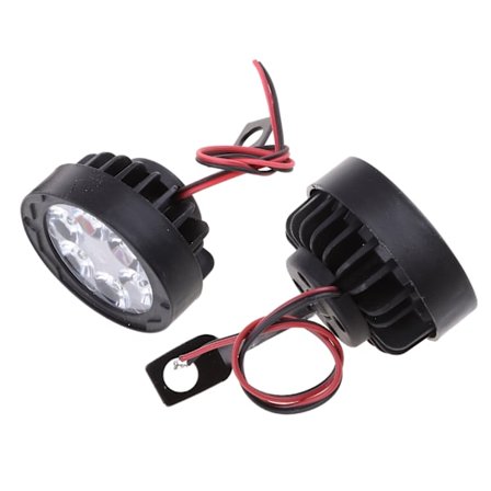 2 kpl Moottoripyörän LED-lisävalot 6 LED Ajovalo Super Spotlight Offroad Sumuvalo Lisävalo Työvalot Maastoautoille