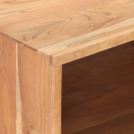 Vidaxl Soffbord 100x50x45 Cm Massivt Akaciaträ Brun