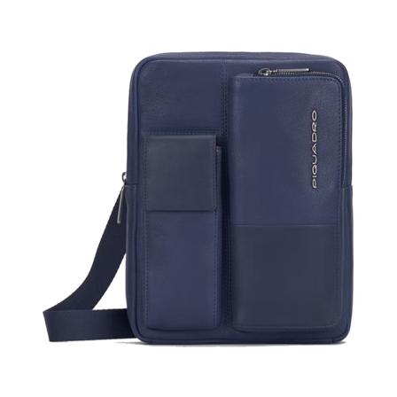 Piquadro Shoulder Väska blå, Herr Axelväskor, Herr, Storlek: ONE SIZE