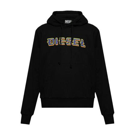Diesel ‘S-Ginn-Hood-K27’ hoodie with logo Sort, Herre, Størrelse: 2XL