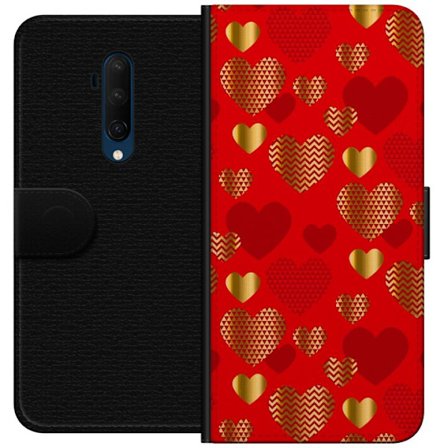 Kompatibelt Plånboksfodral till OnePlus OnePlus 7T Pro GoldenHearts