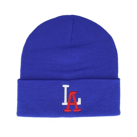 American Needle - Azul cuff Beanie - Los Angeles Dodgers Milb Knit Royal Cuff @ Hatstore