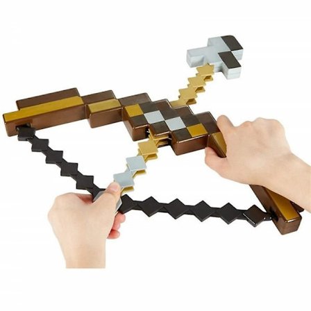 Minecraft, min pil og bue rundt om i verden kan lansere leker, brunt rollespilltilbehør for barn, bursdagsgaver til barn og fans