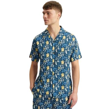 Anerkjendt, Anerkjendt Shirts Blue Blauw, Heren, Maat:M