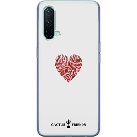 Yhteensopiva Puhelinkuori OnePlus OnePlus Nord CE 5G Cactus and Friends - Fingerprint Love