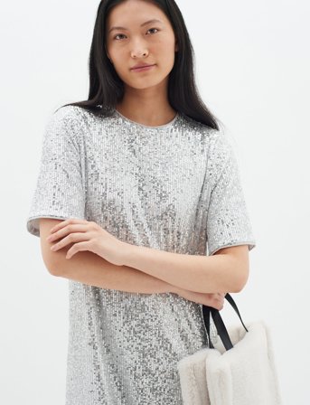 InWear Barbaraiw Long Dress - Silver - XS