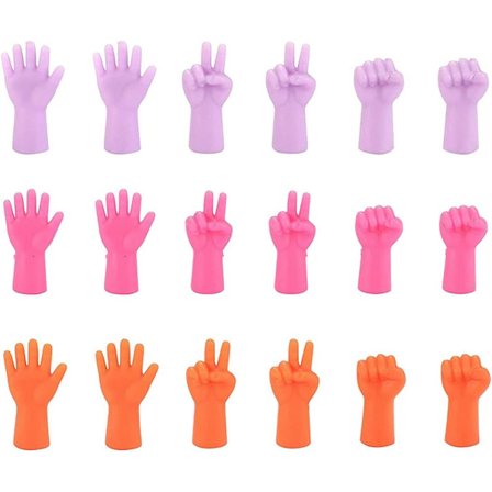 Gummistop til Beskyttelse af Strikkepinde