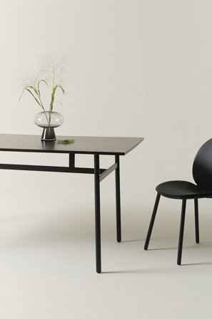 Jotex - Spisebord 90x175 Cm Svart matt svart - BRINDISI - Kjøp Spisebord hos Jotex