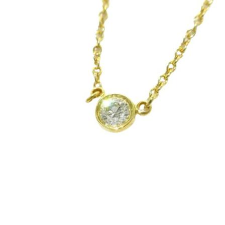 Tiffany & Co. Pre-owned Pre-owned Farvet Guld halskaeder Gul, Dame Vintage Smykker, Størrelse: ONE Size