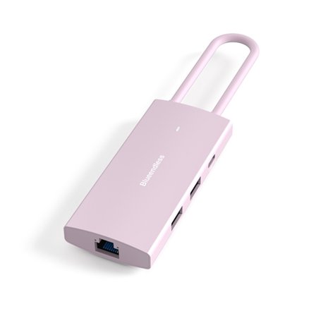 USB C Splitter HDMI-kompatibel 2.0 USB3.0 PD3.0+Gigabit Ethernet-adapter för bärbar dator Notebook Aluminium Extender
