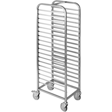 Kantinvagn Hallins Rostfri 18 x GN 1/1