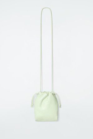 COS Damen Cavatelli Phone Pouch - Leather - Grün