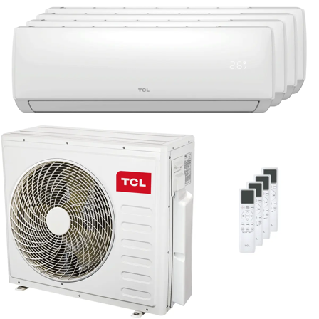 Condizionatore TCL Elite F2 quadri split 12000+12000+12000+12000 BTU inverter A++ wifi unità esterna 12.2 kW