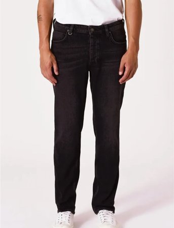 NEUW Ray Straight Bravo Washed Black - Black - 34 x 34