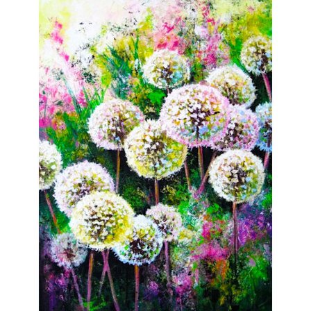 30x40cm 5D DIY timanttimaalaus täydellinen, sarja Pissenlit#I, DIY Diamon