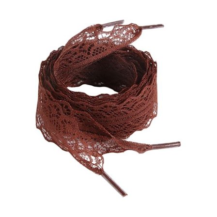 2 kpl trendikkäät pitsikengännauhat naisille, 3 cm leveät, litteä muotoilu, tyylikkäät kengännauhat