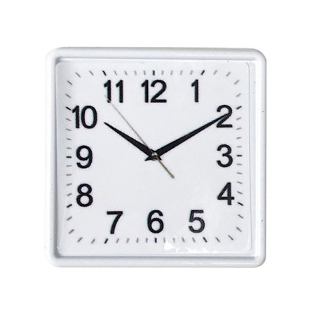 1:12 Dukkehus vægur Miniature vægur HVID