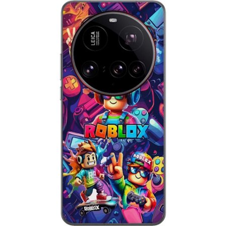 Kompatibelt Mobilskal till Xiaomi Xiaomi 15 Ultra Färgstark Roblox-spelgrupp med hörlurar, kontroller och neonfärger perfekt för barn och spelentu