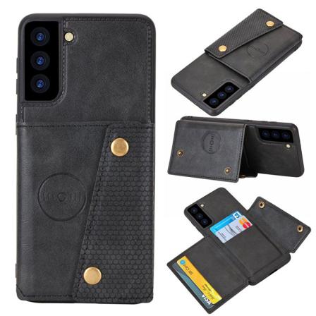 Samsung Galaxy S21 - Skal Med Korthållare Svart