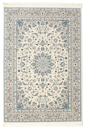 Nain Emilia 160X230 Béžová/Světle Modrá Medailonový Koberec