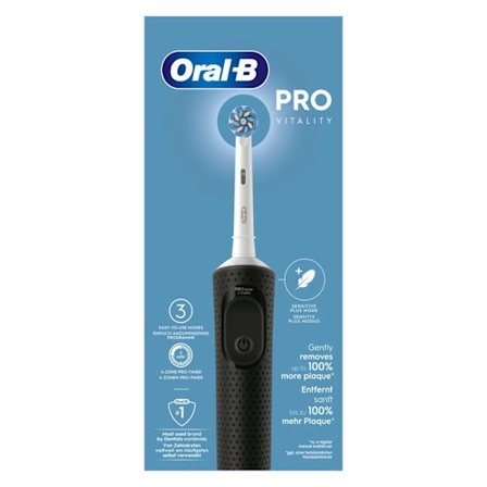 Tandbørste - ORAL-B - Vitality Pro - Sort - Elektrisk