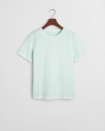 GANT Damen Sunfaded Rundhals-T-Shirt (XXL) Grün