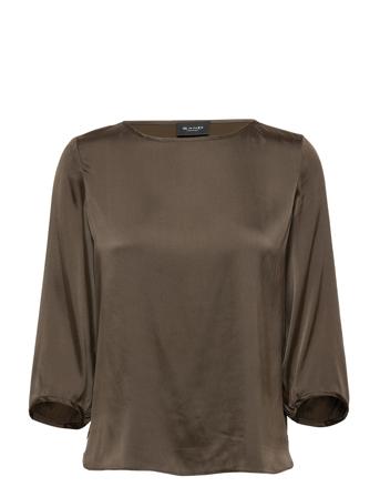 3176 Matt Main - Nova Blouses Short-sleeved Brun SAND