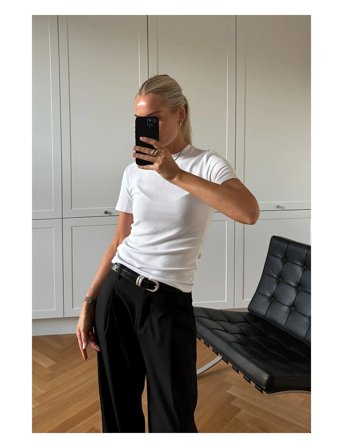 Noella Lidie Ss Top - White - L