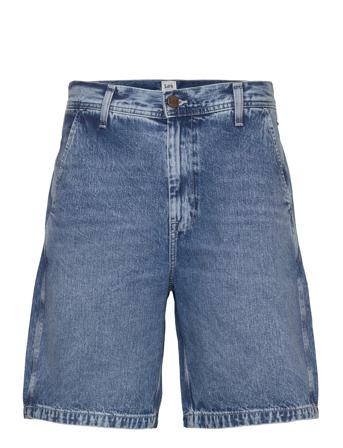 90S Short Jeansshorts Denimshorts Blå Lee Jeans*Betinget Tilbud
