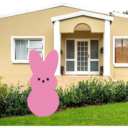Påskehare Havepæl - Påske Have Skilte Hare Have Dekorationer Med Pæl - Påskehare Skilte Dekoration Til Have Terrasse Græsplæne