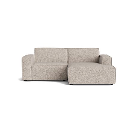 Lyon kleines Chaiselongue-Sofa, rechts, Puente Hell Greige, moderne kompakte Version unseres Bestsellers, komfortables Design, Breite 80cm.